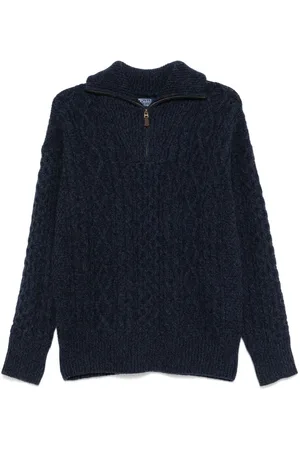 Ralph Lauren Sweater med halv lynlås