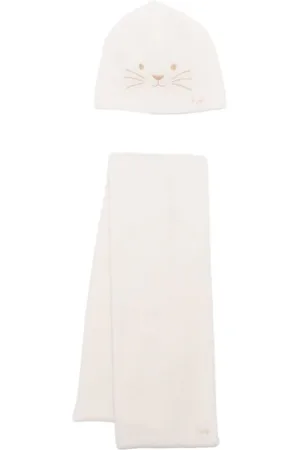 Il gufo Strikket hat med broderet logo