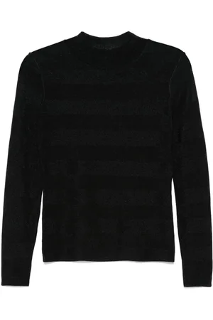 Emporio Armani Sømløs sweater med høj hals