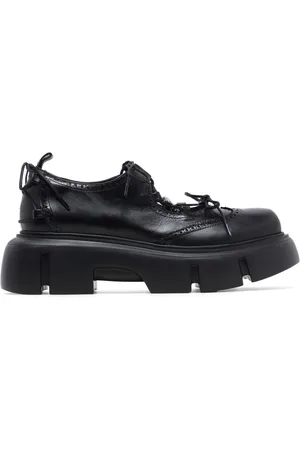 Simone Rocha Brogues i læder med udskæringsdetaljer