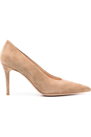 Gianvito Rossi Robbie 85 mm pumps i ruskind