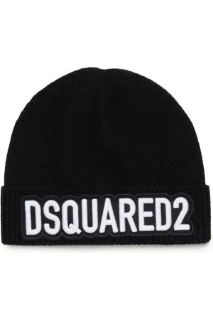Dsquared2 Strikket hue med logobroderi