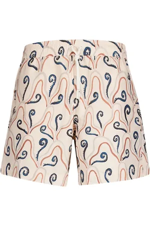 COMMAS Badeshorts med plantetryk
