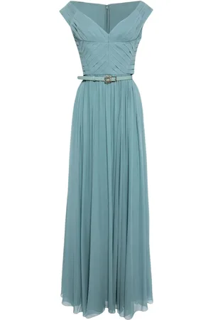 Elie saab Silkekjole med off-the-shoulder-snit