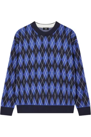 Studio Tomboy Uldtrøje med argyle-mønster