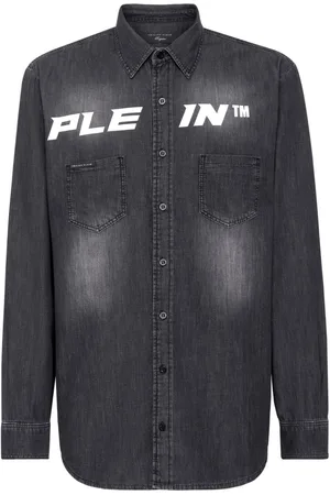 Philipp Plein Plein™ denimskjorte med logo