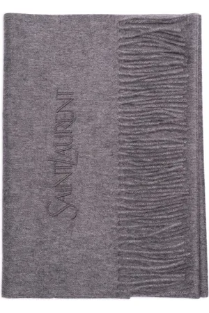 Saint Laurent Tørklæde med broderet logo
