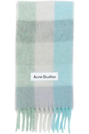 Acne Studios Ternet tørklæde med logomærke