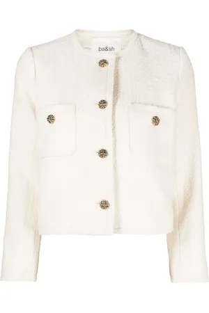 Bash Cropped tweed-jakke