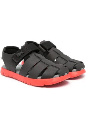 Camper Oruga cage-sandaler med logoapplikation
