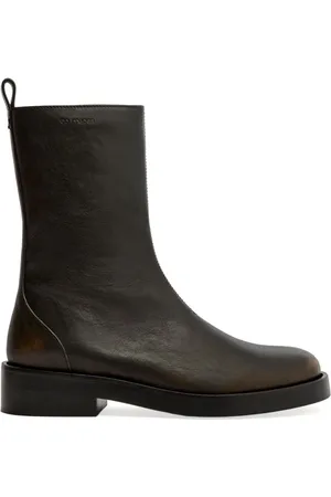 Courrèges Rider læderstøvler