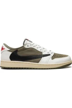 Jordan X Travis Scott Air 1 Low OG Medium Olive sneakers