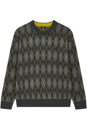 Studio Tomboy Uldtrøje med argyle-mønster