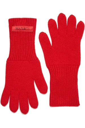 MAX&Co. Kids Strikkede handsker med logomærke