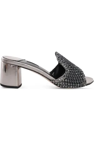 LE SILLA Gilda sandaler med krystaludsmykning