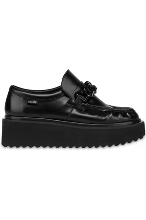 Moschino Loafers med plateausål og kædedetalje
