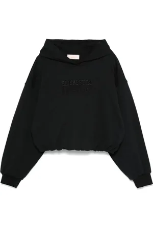Elisabetta Franchi Hættetrøje med broderet logo