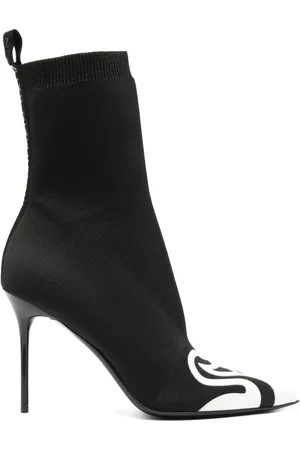 Balmain 100 mm støvler med applikeret detalje