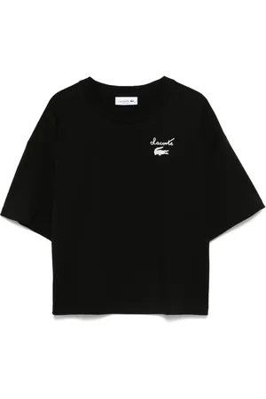 Lacoste T-shirt i jersey med logo