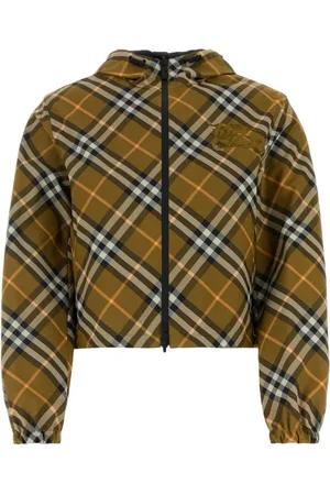 Burberry Vendbar jakke med tryk