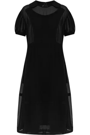 Comme des Garçons Mellemlang semi-gennemsigtig pufkjole