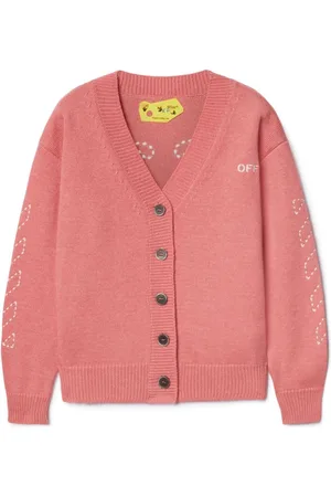 OFF-WHITE Langærmet cardigan med piletryk