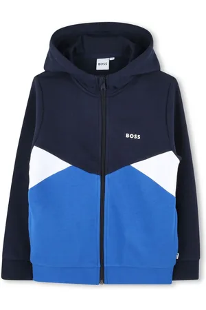 HUGO BOSS Hættetrøje med lynlås