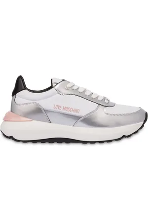 Moschino Sneakers med logotryk og snøre