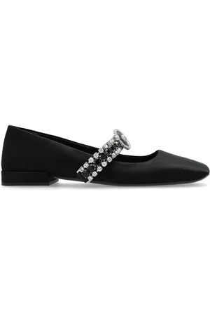 VERSACE Gianni Ribbon ballerinaer med krystal