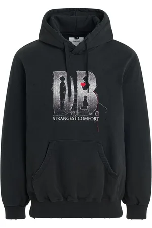 DOUBLET Hættetrøje med broderi