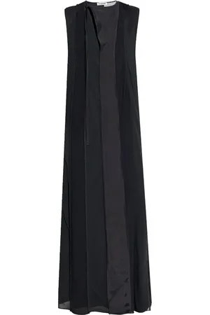 Jil Sander Lang kjole med paneler