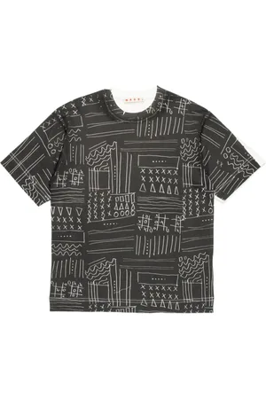Marni T-shirt med grafisk tryk