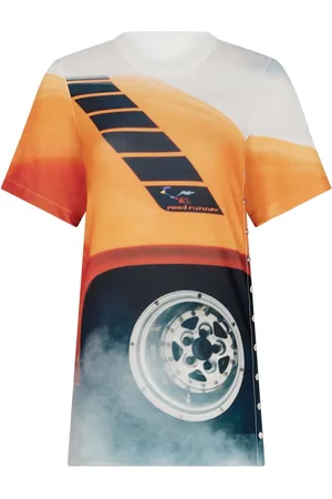 Paco rabanne Fast Cars T-shirt i jersey