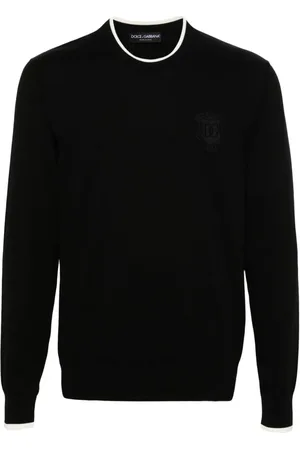Dolce & Gabbana Sweater med logo-broderi