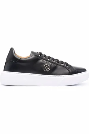 Philipp Plein Strikkede sneakers med sekskantet logo