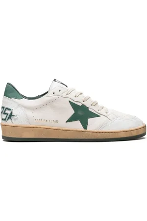 Golden Goose Ballstar White/Green sneakers