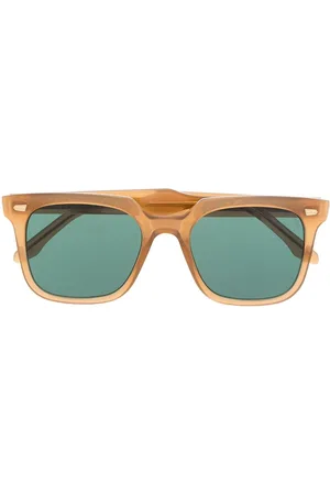 CUTLER & GROSS Translucent-solbriller med firkantet stel