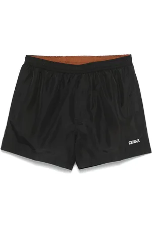 Ermenegildo Zegna Badeshorts med broderet logo