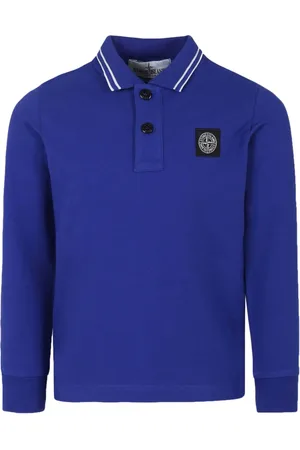 Stone Island Polo i piqué med kompasmærke