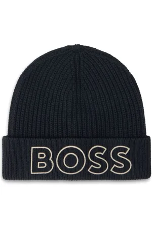 HUGO BOSS Hue med logobroderi