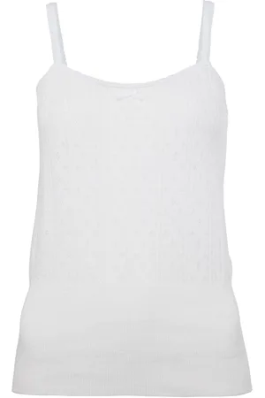 J.W.Anderson Pointelle-top med broderet logo