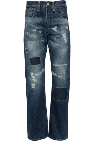 JUNYA WATANABE Jeans med patchwork