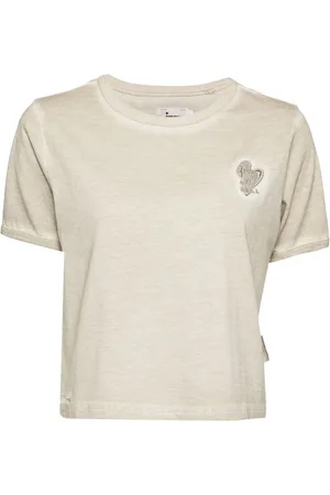 Izzue T-shirt med applikeret logo