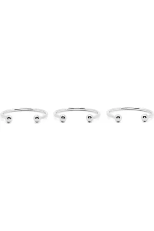 Patrizia Pepe Piercing hoop-armbånd (sæt med tre)