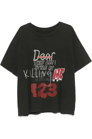 RRR-123 T-shirt med slogantryk
