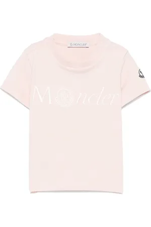 Moncler T-shirt med logobroderi