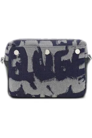 Alexander McQueen Crossbody-taske med graffiti-tryk