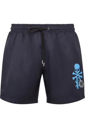 Philipp Plein Badeshorts med logotryk