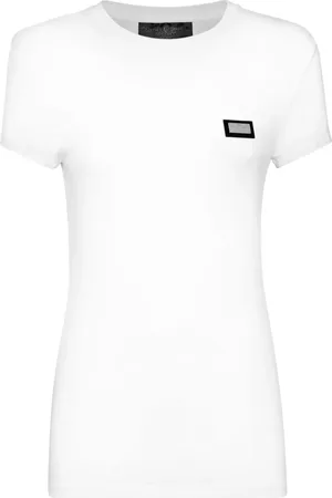 Philipp Plein T-shirt med logoplade