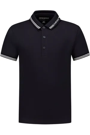 Emporio Armani Polotrøje med logo-broderet krave